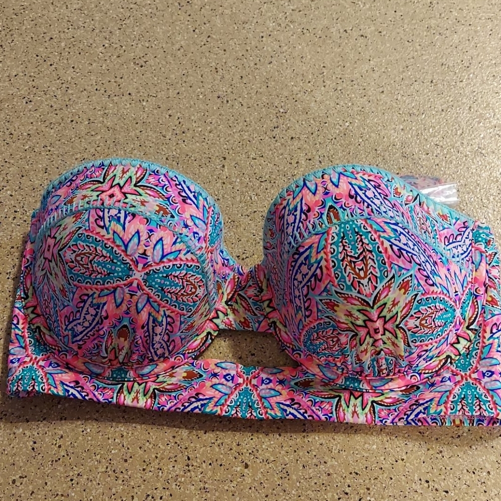 Shade & Shore Strapless Bandeau Bikini Top - Picture 5 of 12